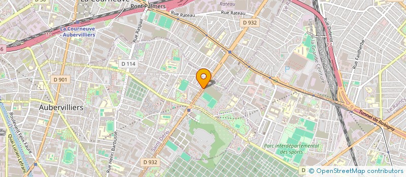 localisation de l'entreprise L'AUBERGE D ORAN  AUBERVILLIERS