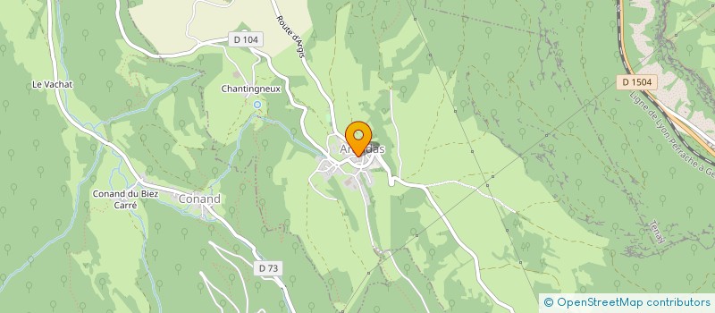 localisation de l'entreprise L'AUBERGE DE JULIEN ET MAGALI  ARANDAS