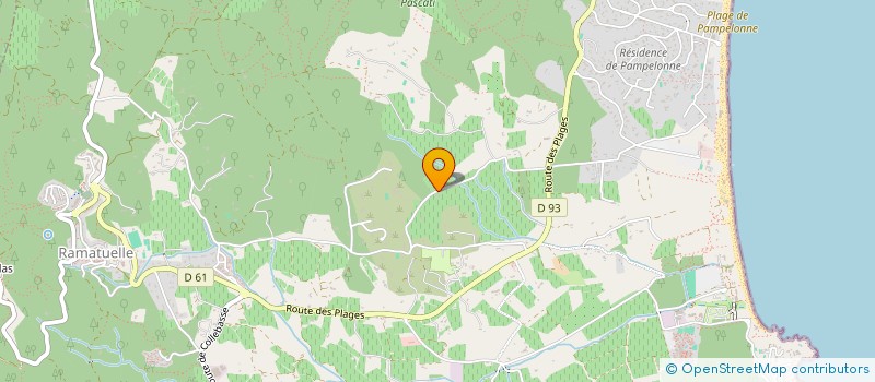 localisation de l'entreprise L AUBERGE DE L OUMEDE à RAMATUELLE