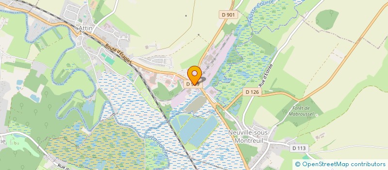 localisation de l'entreprise L'AUBERGE DE LA CANCHE  BEUTIN