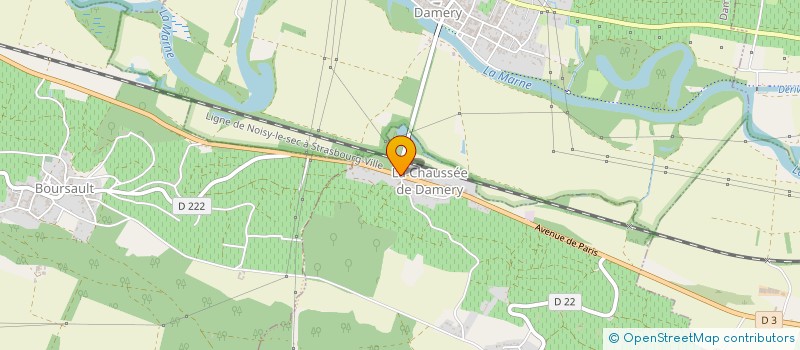 localisation de l'entreprise L'AUBERGE DE LA CHAUSSEE  VAUCIENNES