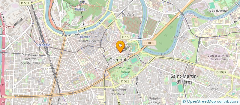 localisation de l'entreprise L'AUBERGE DE LA FENIERE à GRENOBLE