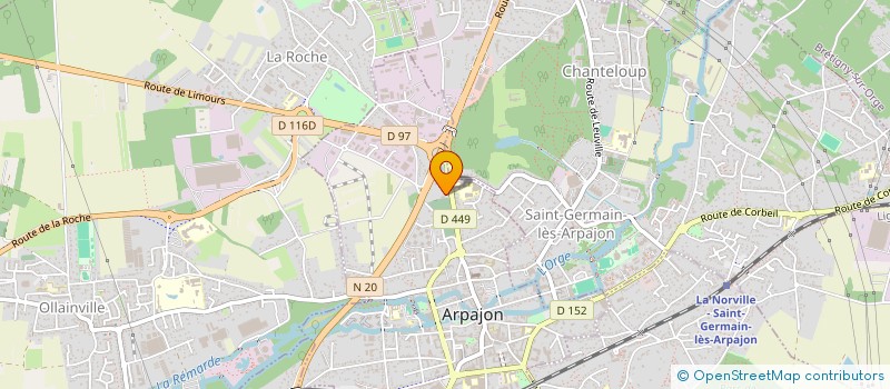 localisation de l'entreprise L AUBERGE DE LA MONTAGNE à ARPAJON