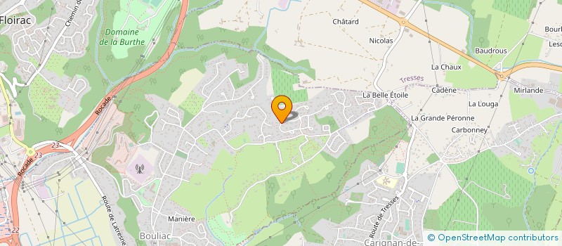 localisation de l'entreprise L'AUBERGE DE LA TRUFFE à BOULIAC