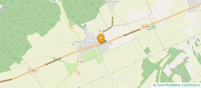 localisation de l'entreprise L'AUBERGE DE LA VIGNOTTE  LIFFOL-LE-PETIT