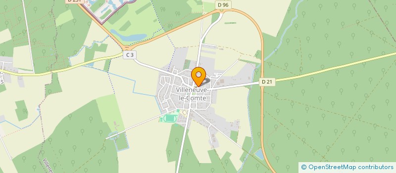 localisation de l'entreprise L'AUBERGE DE MARRAKECH  VILLENEUVE-LE-COMTE