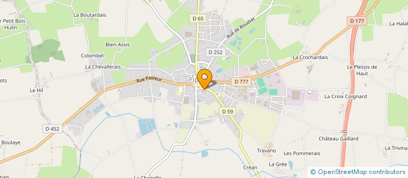 localisation de l'entreprise L'AUBERGE DE PIPRIAC  PIPRIAC