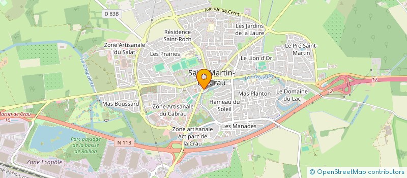 localisation de l'entreprise L'AUBERGE DES EPIS à SAINT-MARTIN-DE-CRAU