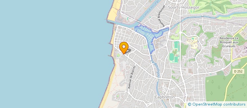 localisation de l'entreprise L'AUBERGE DES PAINS  CAPBRETON