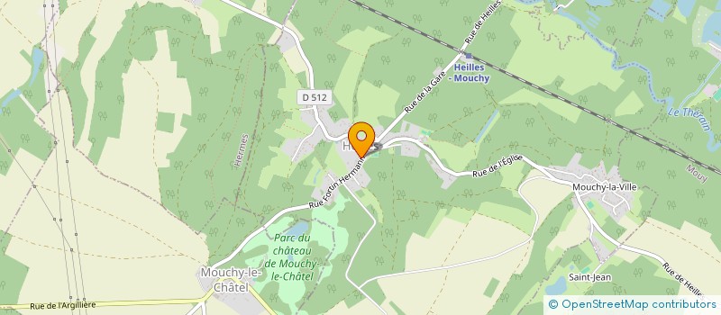 localisation de l'entreprise L'AUBERGE DES TILLEULS  HEILLES