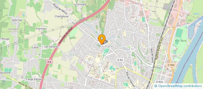 localisation de l'entreprise L'AUBERGE DU BARDE  MACON