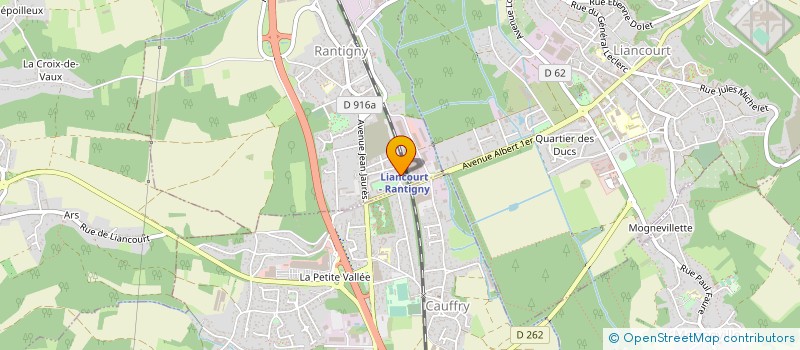 localisation de l'entreprise L'AUBERGE DU CERF  RANTIGNY