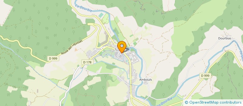localisation de l'entreprise L'AUBERGE DU CHAT PERCHE à LA COUVERTOIRADE
