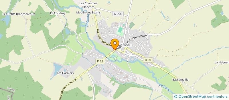 localisation de l'entreprise L'AUBERGE DU CHEVAL BLANC  BLENEAU