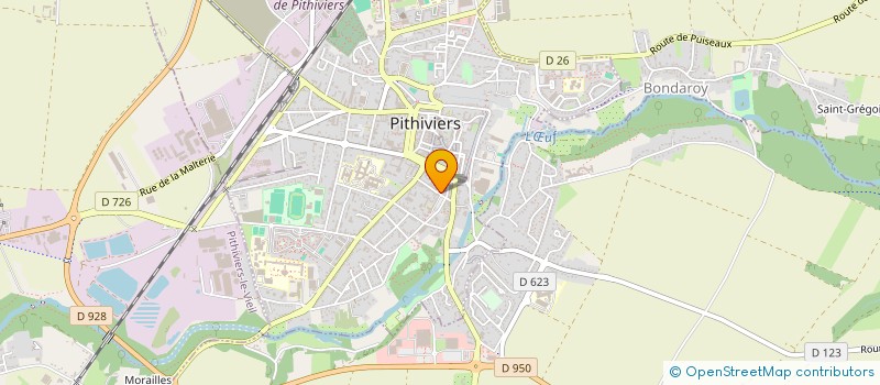 localisation de l'entreprise L'AUBERGE DU GATINAIS  PITHIVIERS
