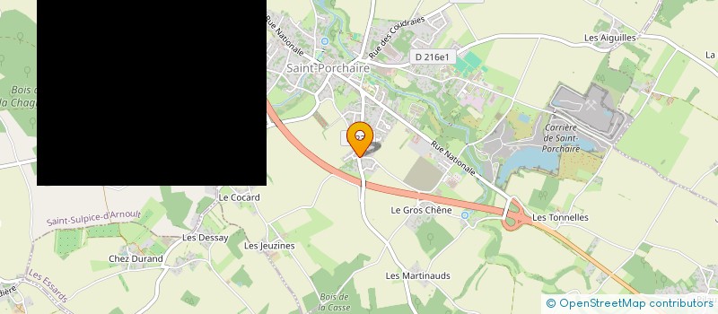 localisation de l'entreprise L'AUBERGE DU LAC  TRIZAY