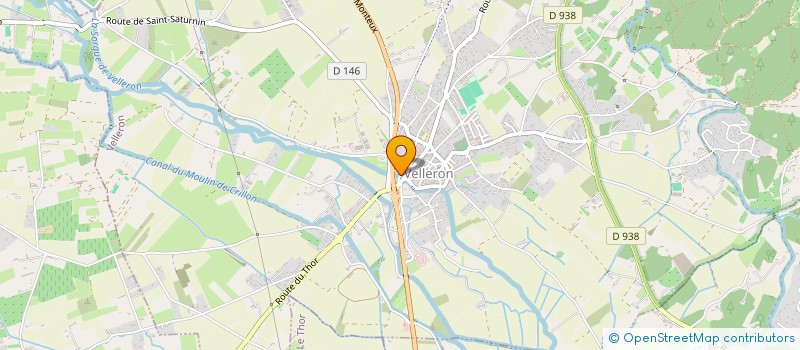 localisation de l'entreprise L'AUBERGE DU MARCHE  VELLERON