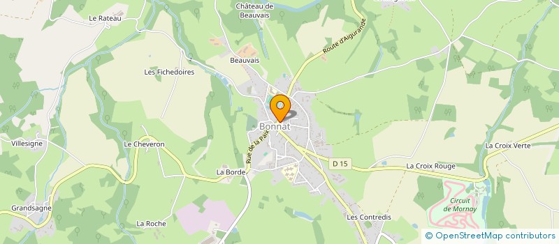 localisation de l'entreprise L'AUBERGE DU PONEY QUI TOUSSE  BONNAT