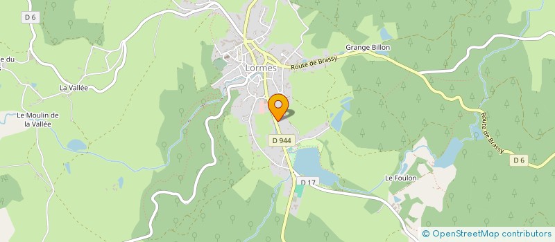 localisation de l'entreprise L'AUBERGE DU RELAI.S  LORMES