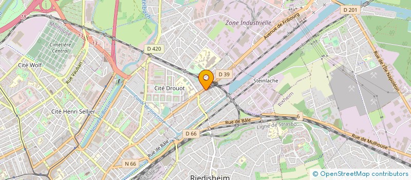 localisation de l'entreprise L'AUBERGE DU TEMPO  RIEDISHEIM