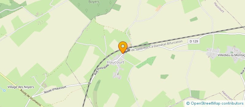 localisation de l'entreprise L'AUBERGE DU TEMPS  HAUCOURT