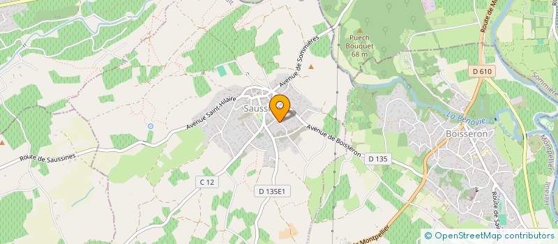 localisation de l'entreprise L'AUBERGE ESPAGNOLE  SAUSSINES