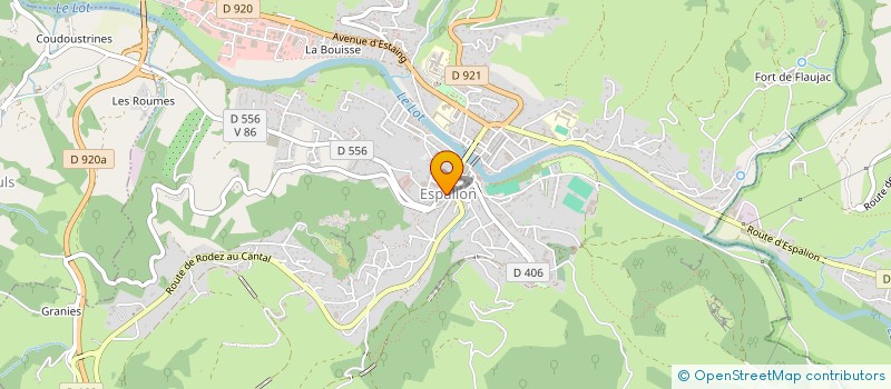 localisation de l'entreprise L'AUBERGE ESPALIONNE  ESPALION