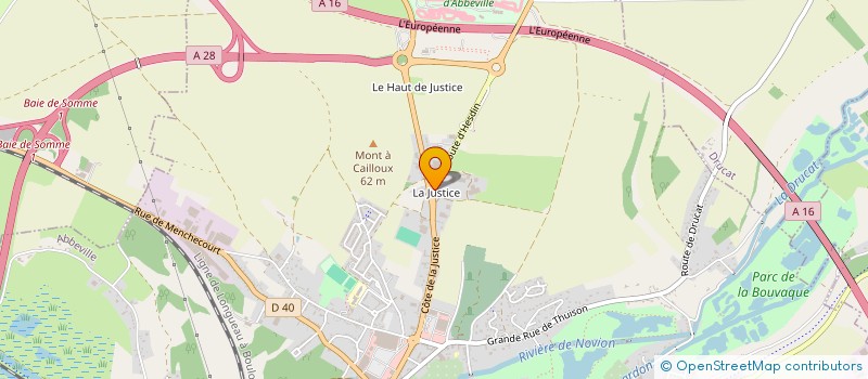 localisation de l'entreprise L'AUBERGE FLEURIE à ABBEVILLE
