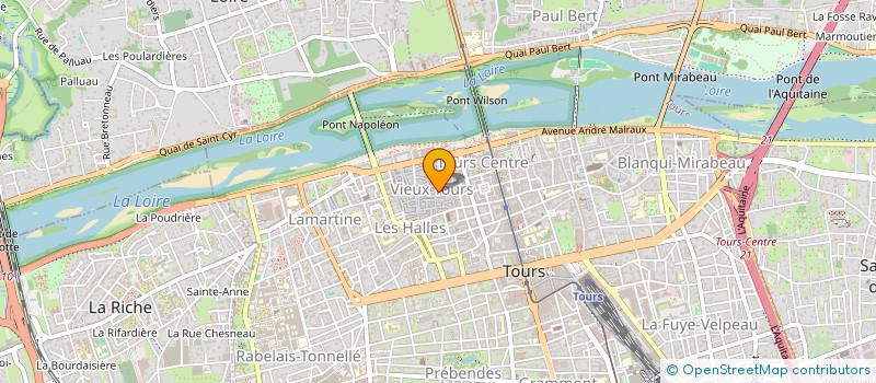 localisation de l'entreprise L AUBERGE GAULOISE  TOURS