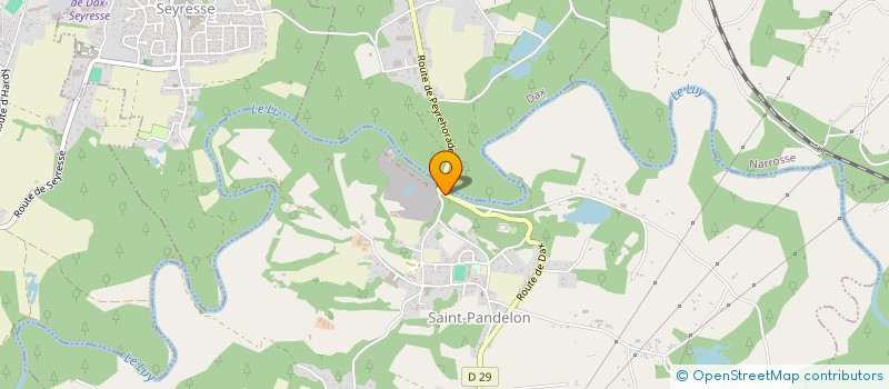 localisation de l'entreprise L AUBERGE IN  SAINT-PANDELON