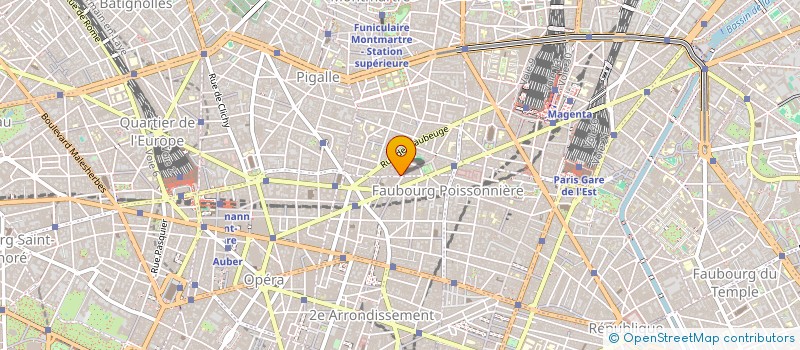 localisation de l'entreprise L'AUBERGE LAMARTINE  PARIS