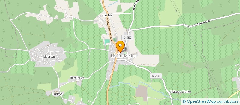 localisation de l'entreprise L AUBERGE MEDOCAINE  LISTRAC-MEDOC