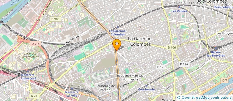 localisation de l'entreprise L'AUBERGE OUBABESSE  LA GARENNE-COLOMBES