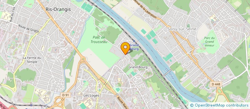 localisation de l'entreprise L'AUBERGE ROUGE à RIS-ORANGIS