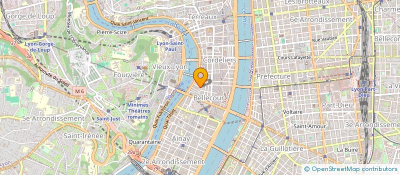 localisation de l'entreprise L'AUBERGER LYONNAIS  LYON