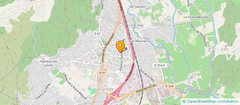 localisation de l'entreprise L AUBERTE  LA FARLEDE