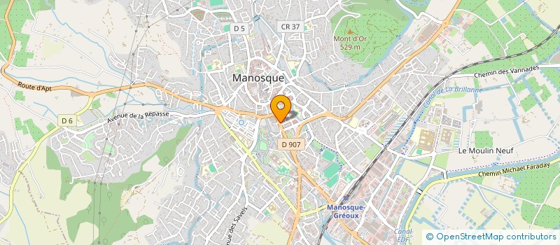 localisation de l'entreprise L'AUBETTE à MANOSQUE
