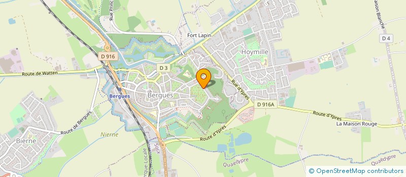 localisation de l'entreprise L'AUBETTE  BERGUES