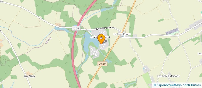 localisation de l'entreprise L'AUBRAC à EGRISELLES LE BOCAGE