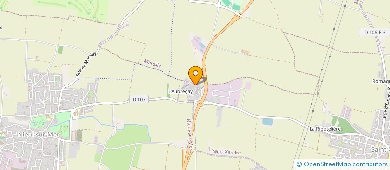 localisation de l'entreprise L'AUBRECAY  SAINT-XANDRE