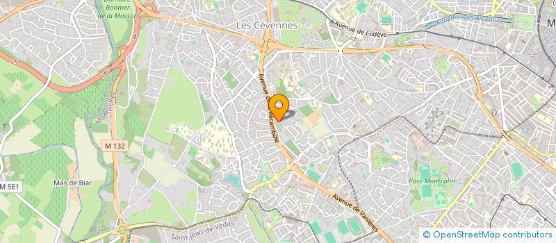 localisation de l'entreprise L'AUBRI à MONTPELLIER
