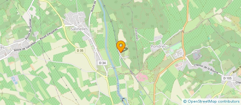 localisation de l'entreprise L'AUCEU LIBRE  SALINELLES