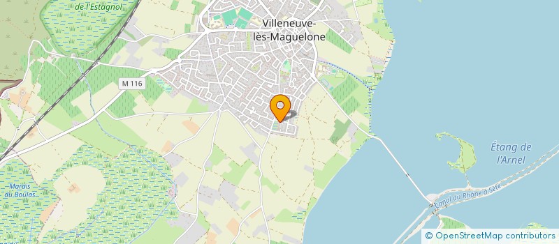 localisation de l'entreprise L'AUDACE DES POSSIBLES  VILLENEUVE-LES-MAGUELONE