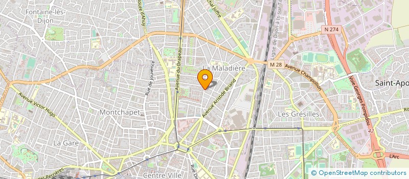 localisation de l'entreprise L'AUDACE DES SAVEURS à DIJON