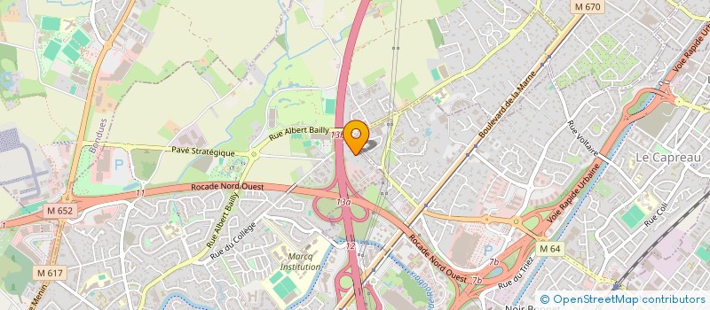 localisation de l'entreprise L'AUDACIEUSE à MARCQ-EN-BARŒUL