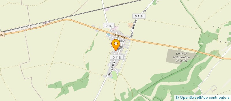 localisation de l'entreprise L'AUDACIEUSE  CERILLY