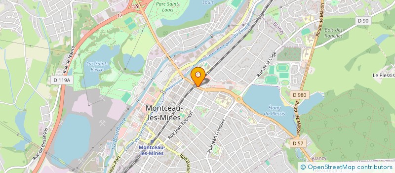 localisation de l'entreprise L'AUDACIEUSE à MONTCEAU-LES-MINES