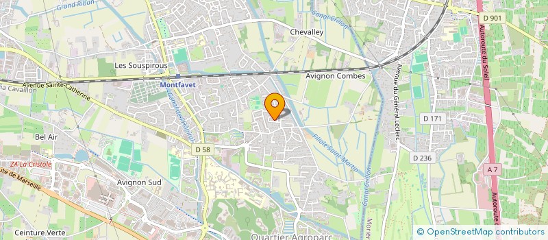 localisation de l'entreprise L'AUDACIEUSE  AVIGNON