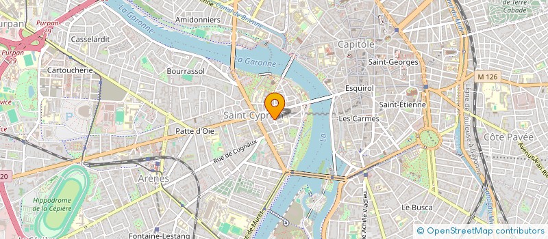 localisation de l'entreprise L'AUDACIEUSE PRODUCTIONS  TOULOUSE