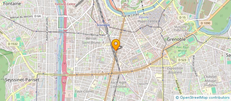 localisation de l'entreprise L'AUDIMAT à GRENOBLE